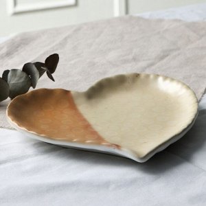 Тарелка керамическая Dolce Ceramo. «Самоцвет», 19 х 18 см