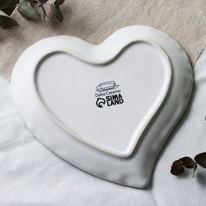 Тарелка керамическая Dolce Ceramo. «Самоцвет», 19 х 18 см