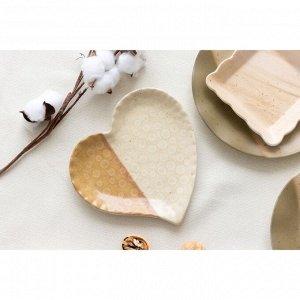 Тарелка керамическая Dolce Ceramo. «Самоцвет», 19 х 18 см