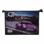 Папка для тетрадей А4, молния сверху, пластиковая Gt racing