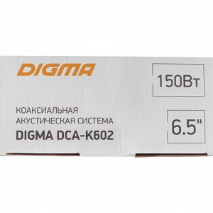 Акустическая система Digma DCA-K602, 16 см, 150 Вт, набор 2 шт