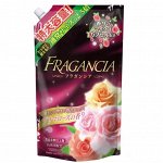 Суперконцентрированный парфюмированный кондиционер &quot;Fragancia&quot; для белья (аромат розы) 1500 мл, мягкая упаковка с крышкой