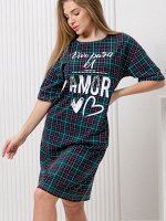 Туника Женская Зеленая клетка