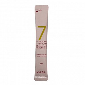 Гель для душа с ароматом цветов вишни Masil 7 Ceramide Perfume Shower Gel Cherry Blossom, 8мл
