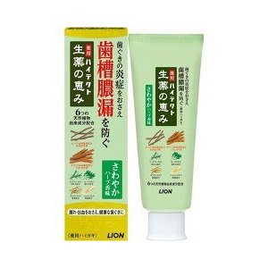 Зубная паста "Hitect Seiyaku" для профилактики болезней десен и кариеса с ароматом свежих трав