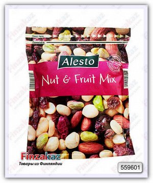Alesto Nuts & Fruit микс орехов, клюквы и изюма 200 гр