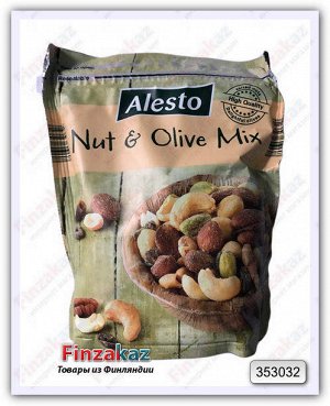 Смесь из орехов и сушеных оливок Alesto Nut and Olive Mix 200 гр