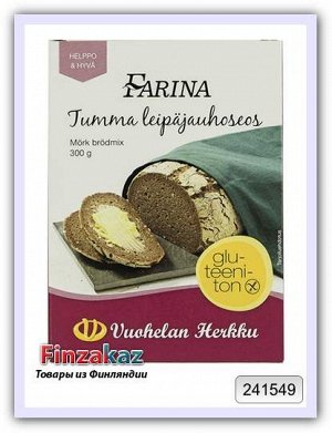 Безглютеновая смесь для темного хлеба Farina 300 г