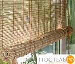 Рулонные шторы, бамбук, натур микс, 160х160см, 71909160180