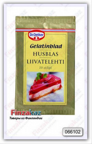 Желатин листовой Dr Oetker 10 шт