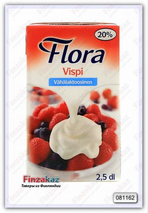 Взбитые сливки Flora Vispi 2.5 dl