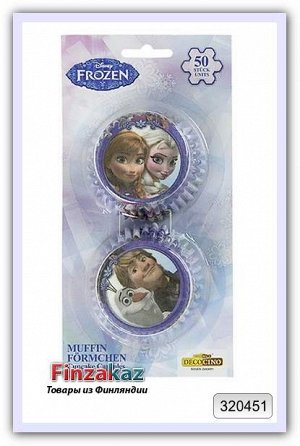 Бумажные формочки для кексов Disney Frozen 50 шт