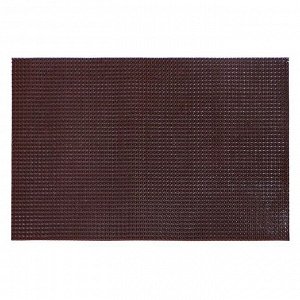 СИМА-ЛЕНД Покрытие ковровое щетинистое «Травка», 60x90 см, цвет тёмный шоколад