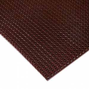 Покрытие ковровое щетинистое «Травка», 60x90 см, цвет тёмный шоколад
