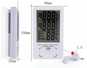Цифровой термометр + гигрометр МТ-298 оптом