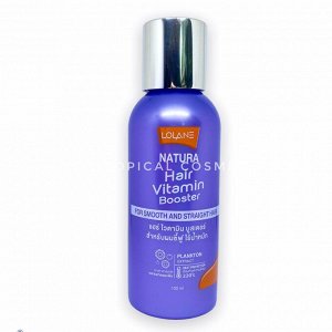 Витаминная сыворотка-бустер для гладкости и силы волосLOLANE Natura Hair Vitamin Booster For Smooth and Straight Hair (purple)    .
