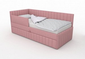 Детская мягкая кровать Софт 180*90 см с дополнительным спальным местом