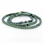 Бусины гематита, 2*2 мм, 180 шт./низка