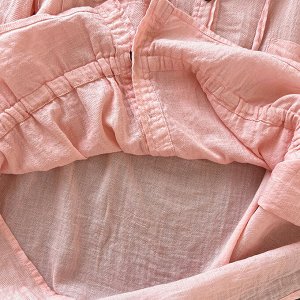 Летняя солнцезащитная куртка-рубашка с капюшоном и накладными карманами, розовый