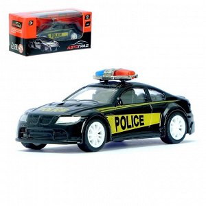 Машина металлическая "Полиция", масштаб 1:50 , инерция, МИКС