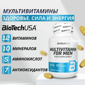 Витамины для мужчин BioTech Multivitamin for Men - 60 таблеток