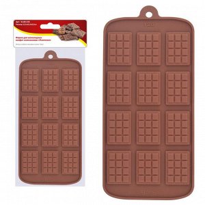 Форма для шоколадных конфет силиконовая Плиточки VL80-335
