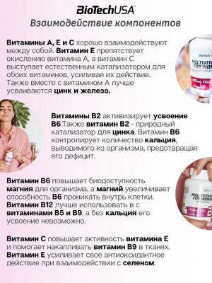 Витамины для женщин BioTech Multivitamin for Women - 60 таблеток