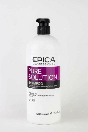 Pure Solution Шампунь для глубокого очищения волос с натуральным бетаином, 1000мл.