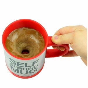 Кружка-мешалка Self Stirring Mug цвет красный