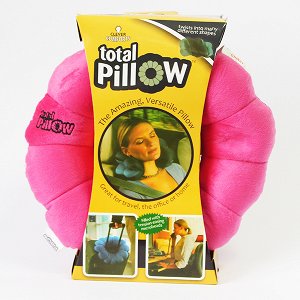Подушка-трансформер для путешествий Total Pillow (Тотал Пиллоу) Розовая