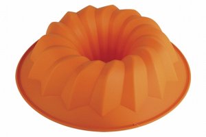 Форма силиконовая д/выпечки 21х21х5,5 KL40B010 FDA цветок цвет оранжевый