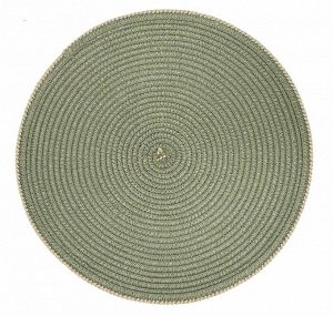 Салфетка сервировочная "Straw Round" 36см, цв.зеленый