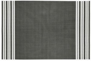 Салфетка сервировочная "Linen Stripes" 30х45см, цв.коричневый