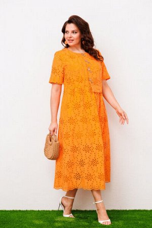 Платье  Romanovich Style 1-1951 оранжевый