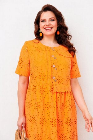 Платье  Romanovich Style 1-1951 оранжевый