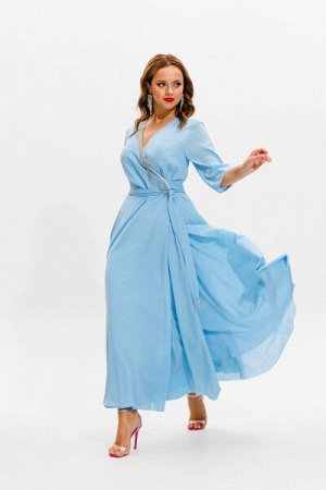 Платье  Anastasia 1113 небесно-голубой