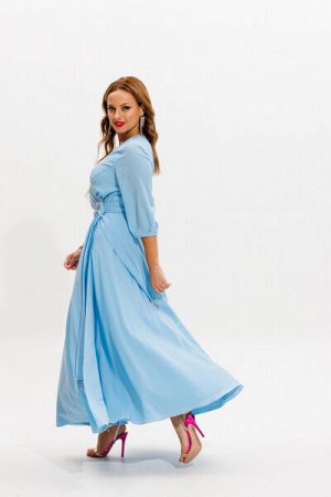 Платье  Anastasia 1113 небесно-голубой