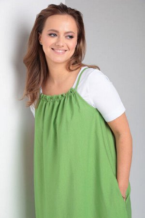Женский комплект сарафан и футболка