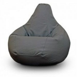 Кресло-мешок Груша,серый, оксфорд 90*130см