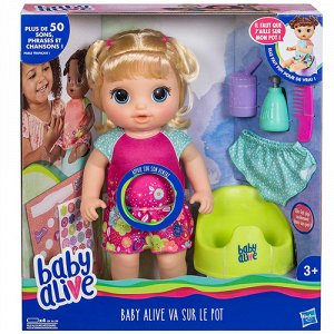 Кукла Hasbro Baby Alive Танцующая Малышка. Блондинка , кор. 38*41*12 см.