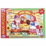 Макси-пазлы &quot;Умка&quot; Курочка Ряба, 15 дет. , кор.