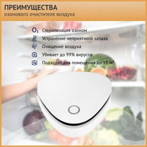Озонатор - портативный очиститель воздуха, стерилизатор, от бактерий, вирусов, неприятных запахов, очистки холодильника, Ozone Sterilizer 115 x 115 x 43 см