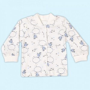 Кофта для новорожденного шарик/голубой