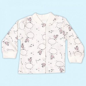 Кофта для новорожденного шарик/розовый