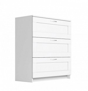 СИРИУС Комод с 3 ящиками, белый. 95х78х41см