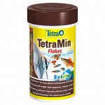 TetraMin корм для всех видов рыб в виде хлопьев 100 мл