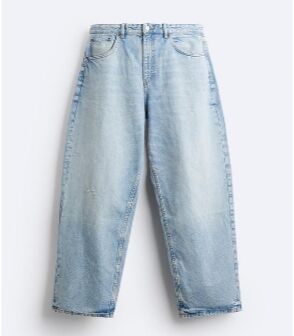 ДЖИНСЫ BAGGY FIT арт. 8062482 406, голубой