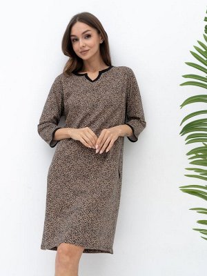 Туника жен.арт.273-10,черно-коричневый