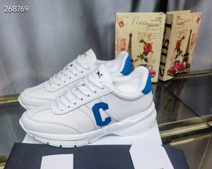 Кроссовки  женские кожаные