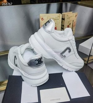 Кроссовки  женские кожаные